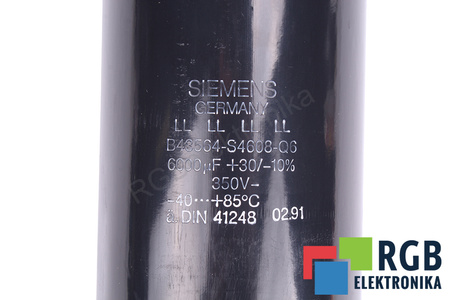 CONDENSATOR B43564-S4608-Q6 SIEMENS 6000UF, 350V CONDENSATOR