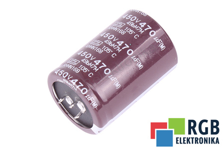 CONDENSATOR KMMN168 NIPPON 470UF, 450V CONDENSATOR