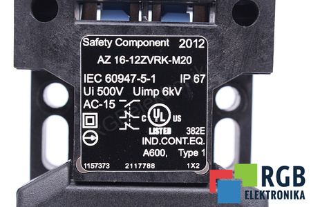 AZ16-12ZVRK-M20 SCHMERSAL ÎNTRERUPĂTOR DE LIMITĂ