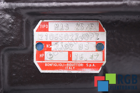 MAS25/F BONFIGLIOLI CUTIE DE VITEZE