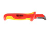 9855 KNIPEX 98 55 180X46X26MM 38MM CUȚIT DE DEZIZOLARE A SÂRMEI CU PANTOFI DE GHIDARE