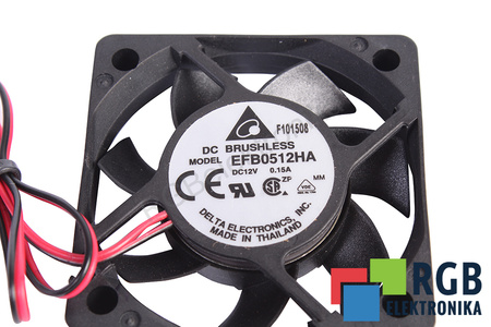 EFB0512HA DELTA ELECTRONICS 50X50X10MM 50X50X10MM 12V EVANTAI