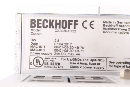 CX2030-0122 BECKHOFF