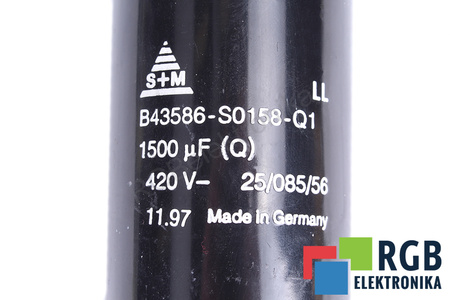 CONDENSATOR B43586-S0158-Q1 S+M 1500UF, 420V