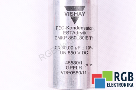 CONDENSATOR GMKP850-30IBRY VISHAY 30UF, 850VDC CONDENSATOR