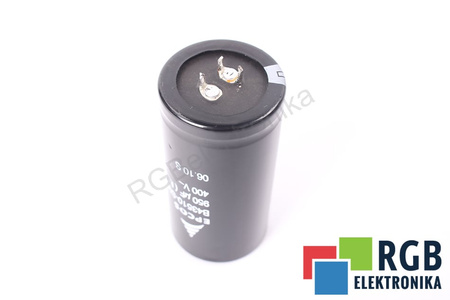 CONDENSATOR B43510-S9957-M1 EPCOS 40/085/56 950UF, 400VDC CONDENSATOR