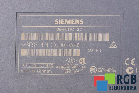 6ES7414-3XJ00-0AB0 SIEMENS SIMATIC S7 CPU 414-3