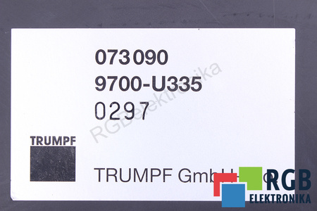 073090 TRUMPF 9700-U335 CONSOLĂ OPERATOR CNC CU CALCULATOR ȘI TASTATURĂ