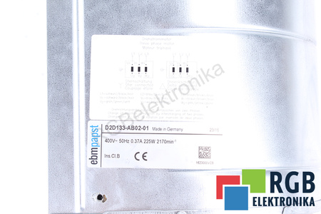 D2D133-AB02-01 EBM PAPST 400V, 0.225KW, 0.37A EVANTAI