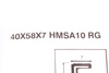 40X58X7 SKF HMSA10 RG GARNITURĂ