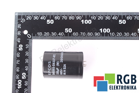 CONDENSATOR B43303-S6337-M2 EPCOS 25/085/56 330UF, 500VDC CONDENSATOR