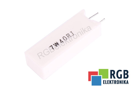 REZISTENȚĂ RES-40-OHM-7W-12-9-38 40OHM REZISTENȚĂ