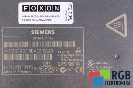 6ES7407-0DA02-0AA0 SIEMENS SIMATIC S7
