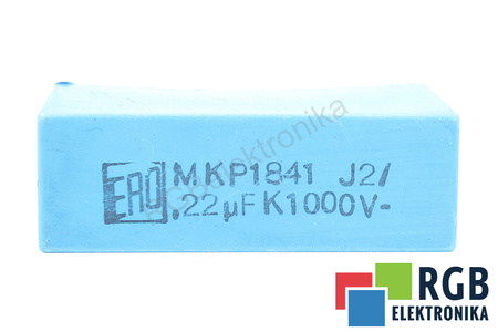 CONDENSATOR MKP1841 EAO 0.22UF, 1000VDC