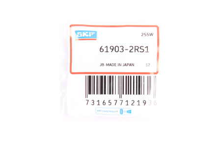 61903-2RS1 SKF 17X30X7 RULMENT