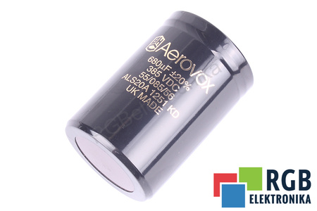 CONDENSATOR ALS20A1251KD AEROVOX 680UF, 385V