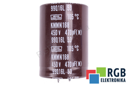CONDENSATOR 99Q16L53 NIPPON KMMN168 470UF, 450V CONDENSATOR