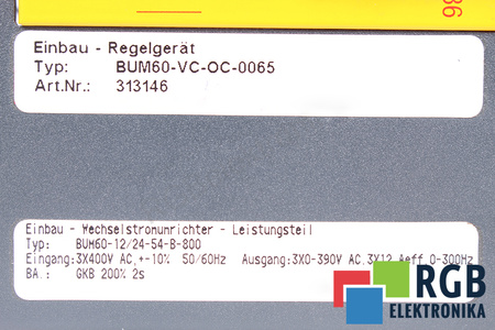 BUM60-12/24-54-B-800 BAUMÜLLER BUM60-VC-OC-0065
