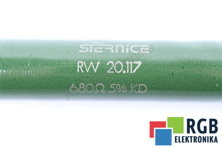 REZISTENȚĂ RW20.117 SFERNICE 680R 680OHM REZISTENȚĂ