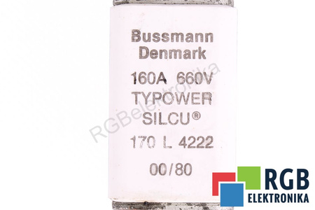 SIGURANŢĂ 170L4222 BUSSMANN TYPOWER SILCU 160A, 660V