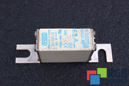 SIGURANŢĂ 2028220 SIBA ULTRA RAPID NH000 63A, 690VAC, 200KA SIGURANŢĂ