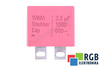 CONDENSATOR 3.3UF 1000VDC 600VAC WIMA SNUBBER MKP CONDENSATOR