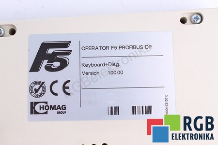 00F5060-3A00 HOMAG OPERATOR F5 PROFIBUS DP CONTROL ȘI PANOU DE CONTROL
