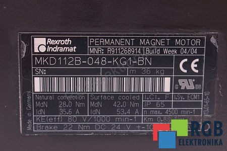 MKD112B-048-KG1-BN BOSCH REXROTH STATOR
