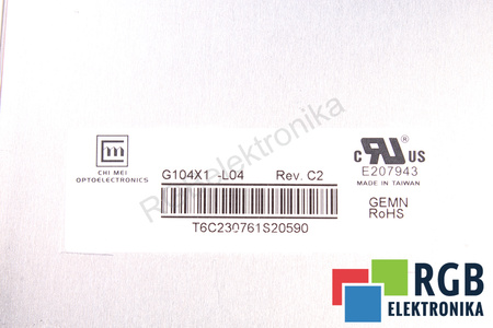 G104X1-L04 CHI MEI REV.C2 10.4" MATRICE LCD