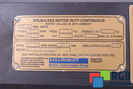 EB-406-C-11 KOLLMORGEN SEIDEL STATOR