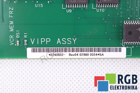 2245652 GE YOKOGAWA MEDICAL SYSTEMS GEYMS VIPP ASSY REV. 04 PENTRU LOGIQ 400 PRO SERIES