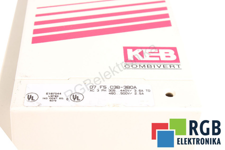 B0.F5.T04-0009 KEB PENTRU 07.F5.C3B-3B0A CUTIE