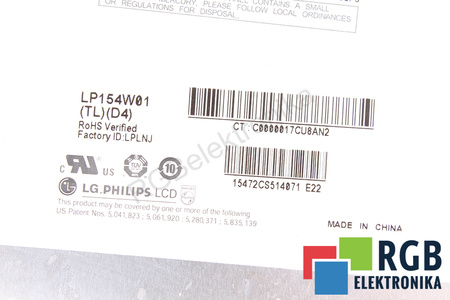 LP154W01 LG PHILIPS 15.4" MATRICE LCD