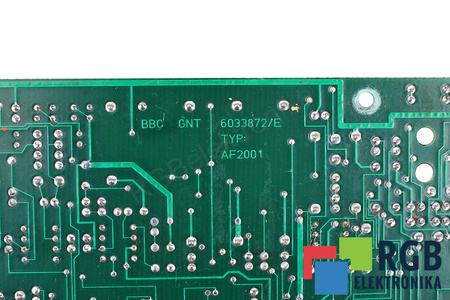 AF2001 BBC BROWN BOVERI 6033872/E