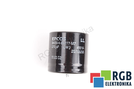CONDENSATOR B43504-B5277-M7 EPCOS 270UF 450V CONDENSATOR