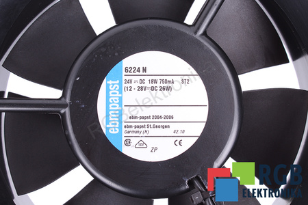 6224N EBM PAPST 24V EVANTAI