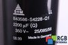 CONDENSATOR B43586-S4228-Q1 S+M 2200UF, 350VDC CONDENSATOR