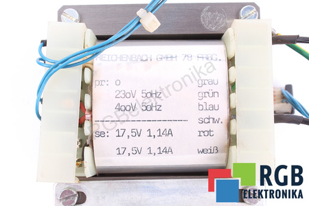 PRI 230-400V SEC 17.5V REICHENBACH TRANSFORMATOR