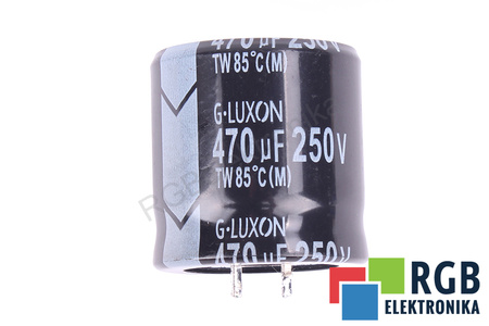 CONDENSATOR 470UF 250V TEAPO G-LUXON
