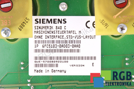 6FC5103-0AD03-0AA0 SIEMENS VERSION D SINUMERIK 840C/840CE TASTATURĂ