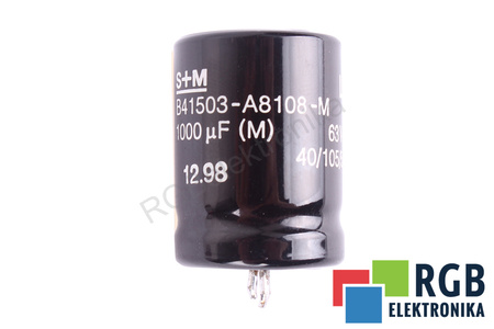 CONDENSATOR B41503-A8108-M S+M 1000UF, 63V