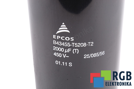 CONDENSATOR B43455-T5208-T2 EPCOS 2000UF, 450V CONDENSATOR
