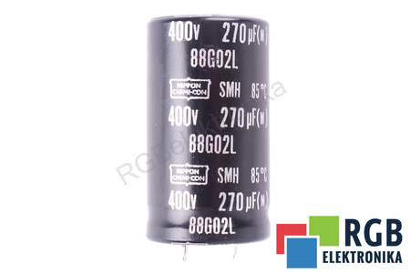 CONDENSATOR 88G02L NIPPON 270UF, 400V CONDENSATOR