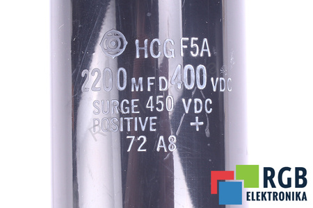 CONDENSATOR HCGF5A HITACHI 2200UF, 400V CONDENSATOR