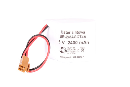 BR-2/3AGCT4A FANUC BETA ISV 2400MAH, 6V BATERIE ÎNLOCUITOR