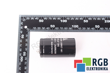 CONDENSATOR B43306-U9957-M1 S+M 25/085/56 950UF, 400VDC CONDENSATOR