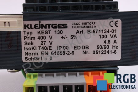 KEST130 KLEINTGES B-571134-01 TRANSFORMATOR