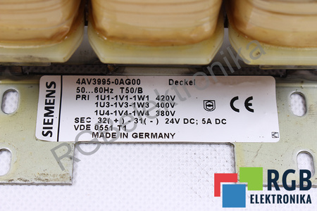 4AV3995-0AG00 SIEMENS TRANSFORMATOR