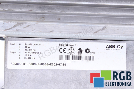 ACS800-01-0009-3+B056+E202+K454 ABB