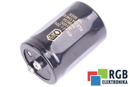 CONDENSATOR ALS20A1246 BHC COMPONENTS LTD 470UF, 385V
